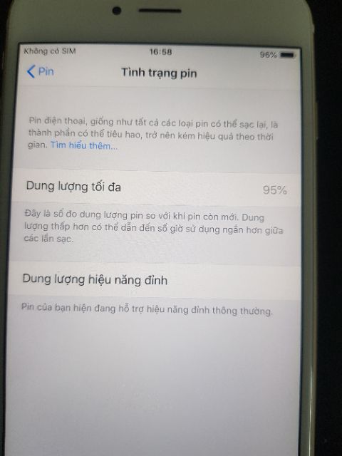 Điện thoai iphone 6 16 và 64 gb chinh hãng zin 99 %