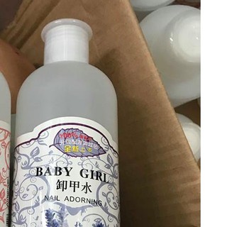 Nước ủ phá sơn gel Baby Girl 500ml chuyên dụng