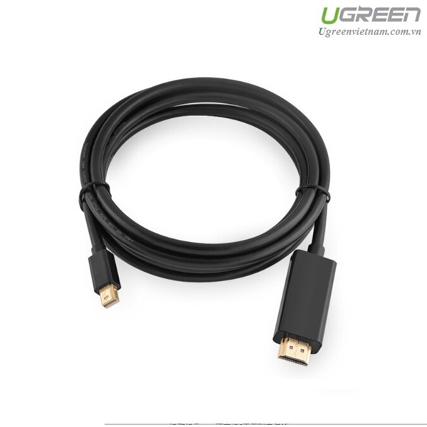 Cáp Mini DisplayPort  to HDMI dài 1.5M độ phân giải 4K Ugreen 20848 20849 - Hàng chính hãng