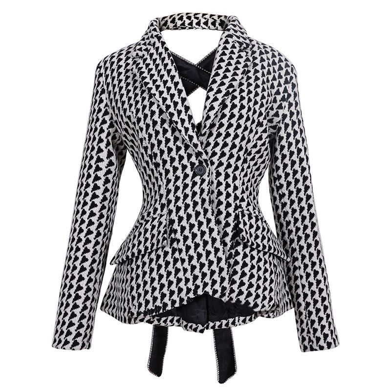 Áo Blazer Dài Tay Thắt Dây Thời Trang Mùa Thu Dành Cho Nữ