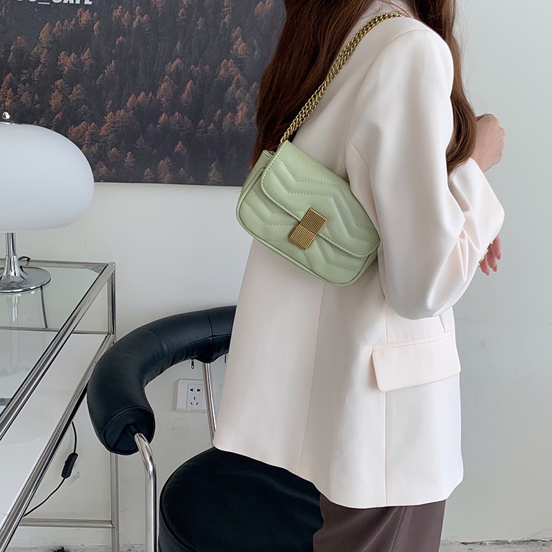 Túi đeo dưới cánh tay Hình Vuông Cỡ Nhỏ Thiết Kế Mới Thời Trang Cho Nữ