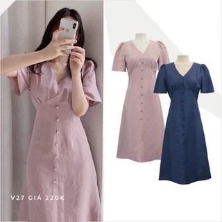 Đầm hồng bigsize 60-85kg v27