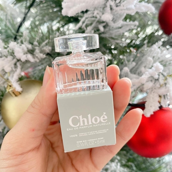 Nước hoa Chloe Naturelle EDP và bản Intense  5ml Xanh Mint