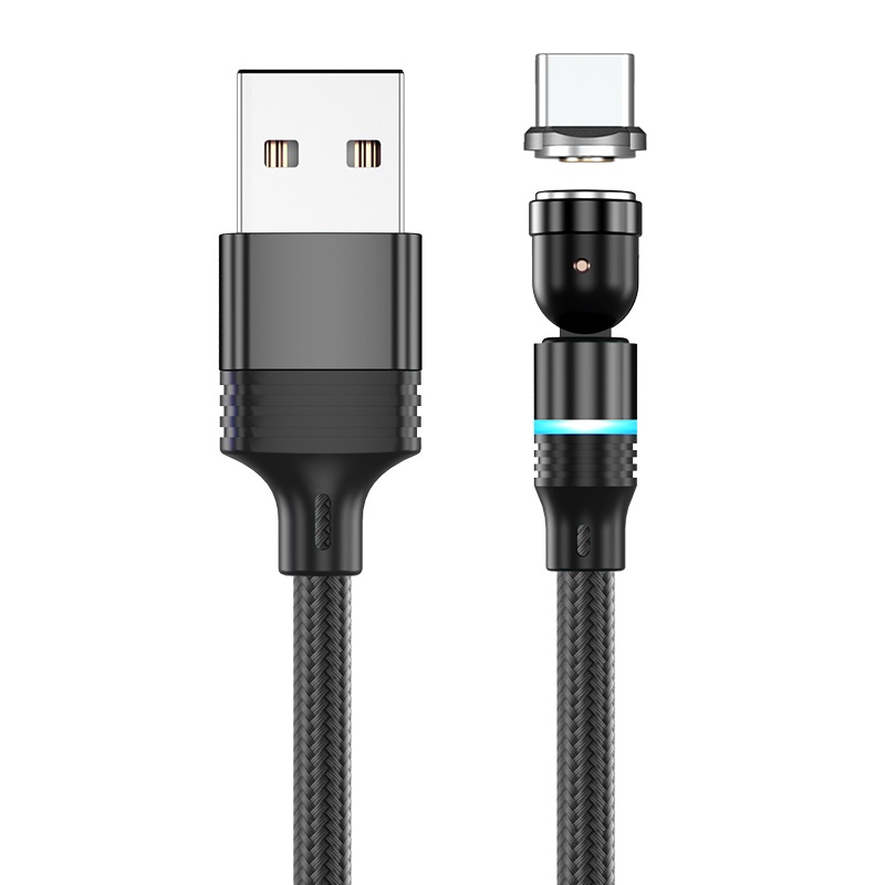 Dây Cáp Sạc Nam Châm 3A Micro USB Type C 2m 1m Cho Điện Thoại