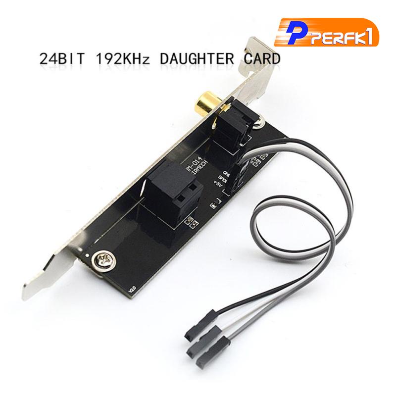 Thẻ Âm Thanh Kỹ Thuật Số Perfk1 24Bit 192KHz Coaxial RCA Cho Máy Tính