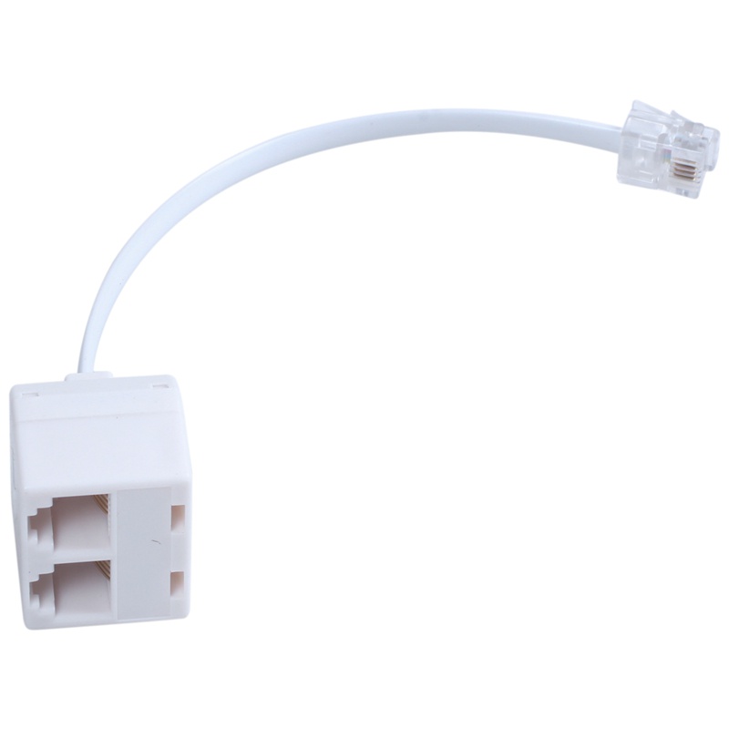 Đầu Chia Cổng 1 Thành 2 Ổ Cắm Điện Thoại Rj11 6p4c | BigBuy360 - bigbuy360.vn