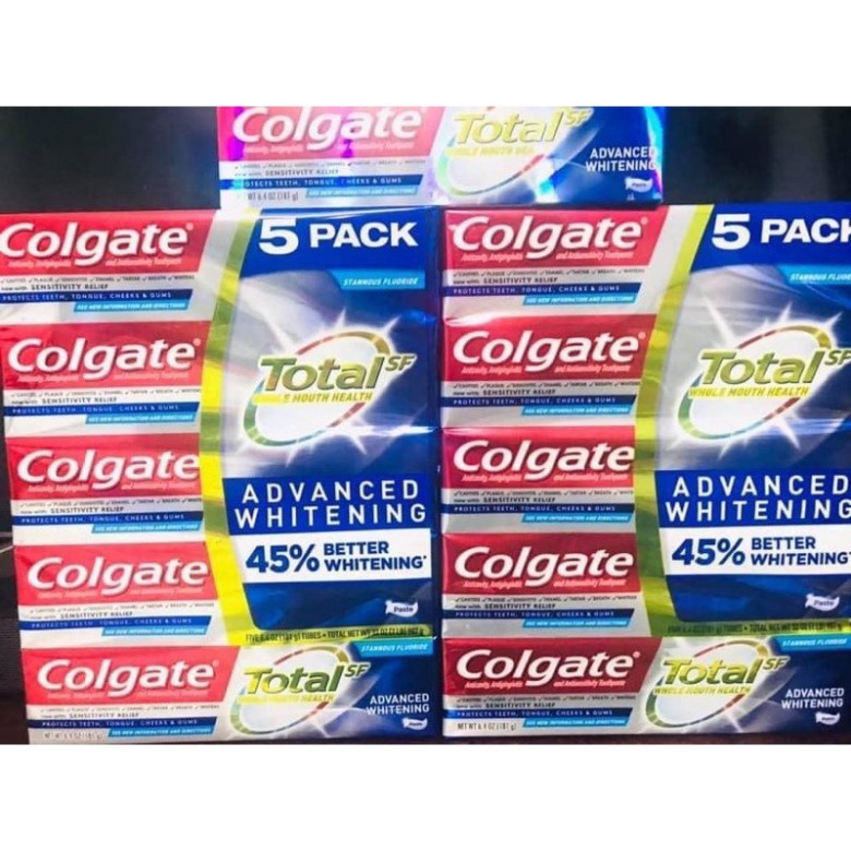 [Hàng Mỹ ] Kem đánh răng Colgate siêu trắng 181gram
