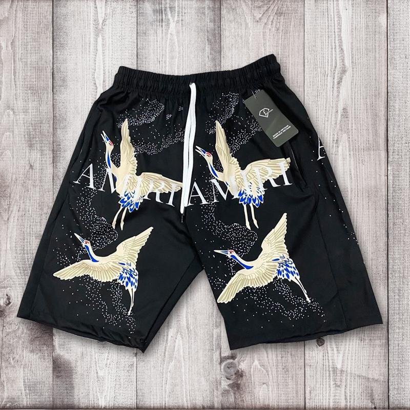 Quần đùi nam in họa tiết 3D _Q5SHOP_chất liệu vải lụa gió thoáng mát Quần short nam mặc nhà