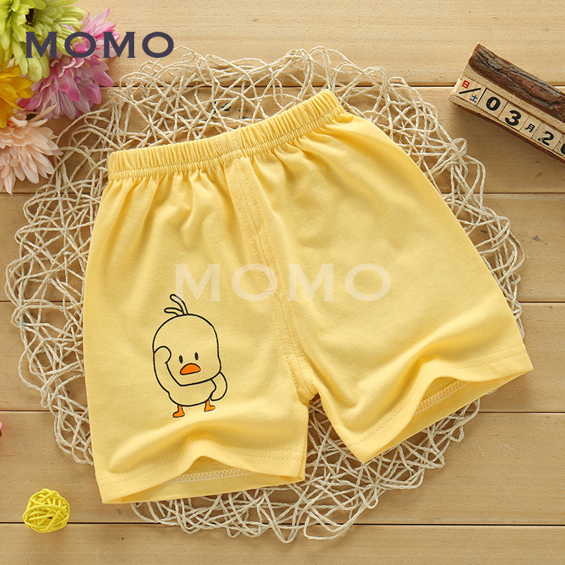 Quần Short Cotton Kẻ Ca-Rô Kiểu Hoạt Hình Ngộ Nghĩnh Đáng Yêu Cho Bé 1-7 Tuổi