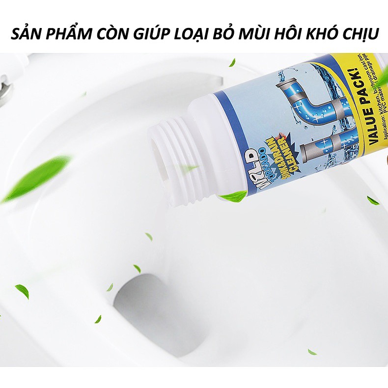 CHAI BỘT THÔNG ỐNG CỐNG,THÔNG TẮC NHÀ VỆ SINH - BỘT THÔNG TẮC CỐNG, KHỬ MÙI DIỆT VI KHUẨN