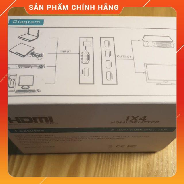 [Mã 254ELSALE giảm 7% đơn 300K] Bố chia HDMI 1 ra 4 4Kx2K MT-viki dailyphukien