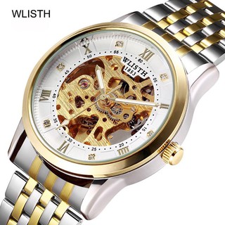 Đồng Hồ Đeo Tay Nam Automatic Cao Cấp-Dây Thép Wlisth
