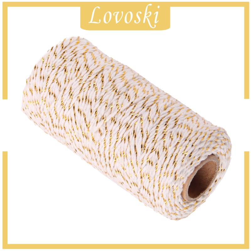 Cuộn Dây Thừng Cotton Màu Tím Nhạt 328 Feet (100m)