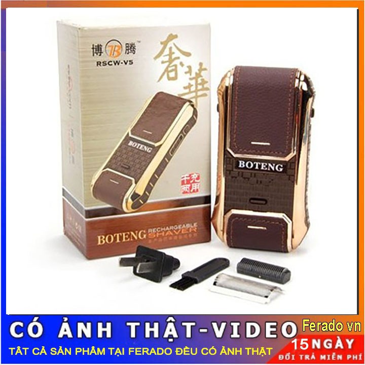 MÁY CẠO RÂU CAO CẤP BOTENG SHAVER V5 CHÍNH HÃNG