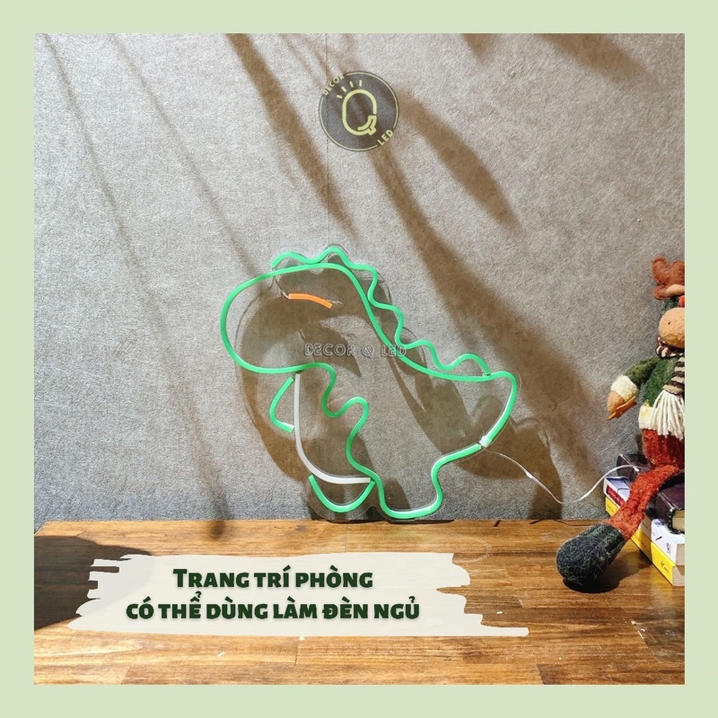 Đèn Led Neon trang trí hình khủng long 12V