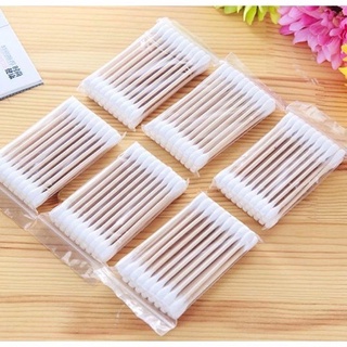 Tăm bông 2 đầu thân gỗ