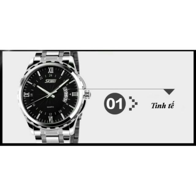 Đồng hồ nam Skmei dây hợp kim chống gỉ 9069 | BigBuy360 - bigbuy360.vn