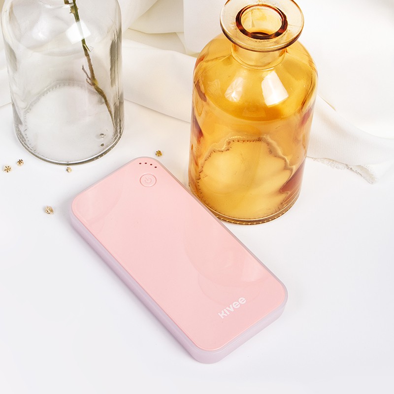 Sạc dự phòng Kivee PT126P 10000mAh PD 18W Colorful Jelly hỗ trợ đầu ra USB kép với đèn báo nguồn LED