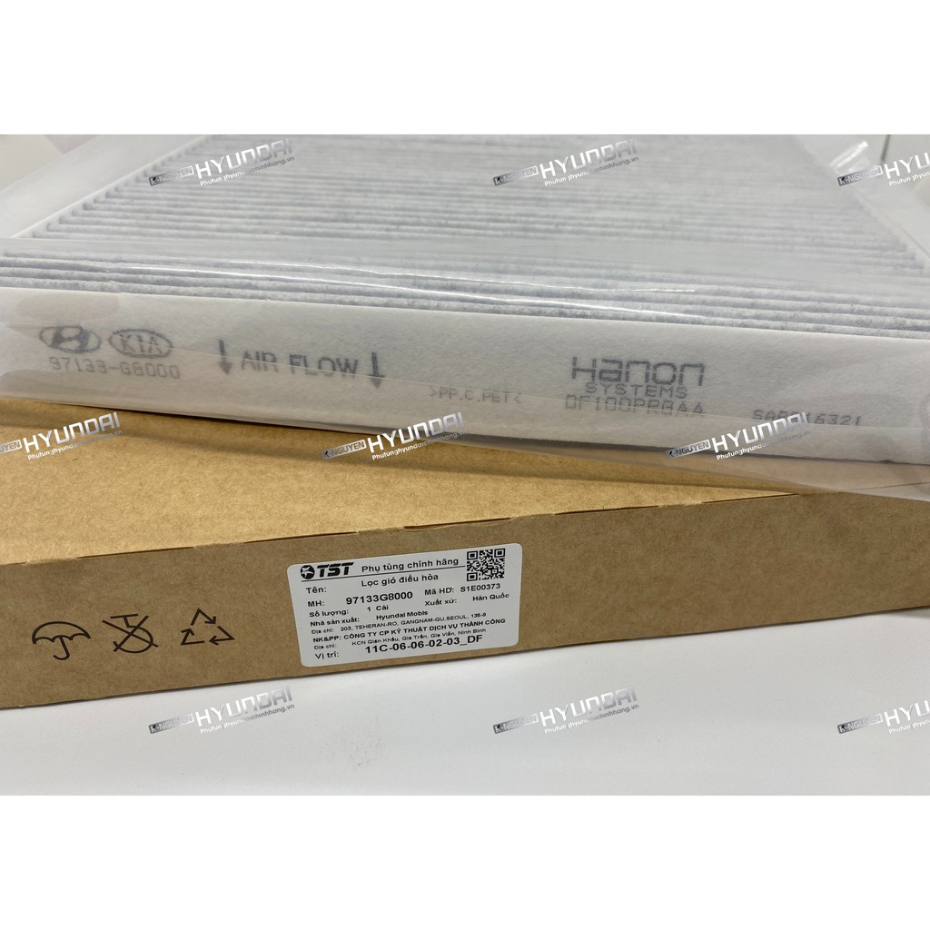 Lọc gió điều hòa xe Santafe 2019, 2020  - Mã số 97133G8000