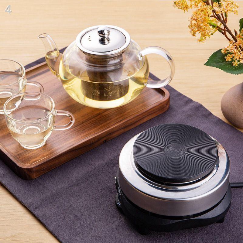 > Bếp điện mới nâng cấp 800W Máy pha cà phê trà Moka pot đun và giữ