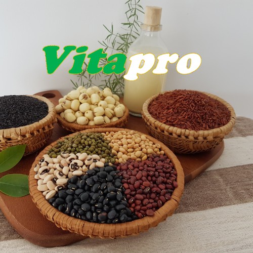 Bột đậu xanh hạt sen Vitapro 450gr thanh nhiệt giải độc hỗ trợ chứng mất ngủ