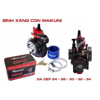 Bình xăng con ga Dẹp 4 thì họng 24mm dành cho xe Zin đi nhẹ full lọc xăng và co cao su