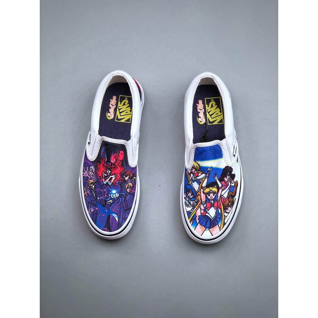 Giày Lười Vans X Sailor Moon 2022 Thoải Mái Phong Cách Cổ Điển Cho Nam Và Nữ-1608