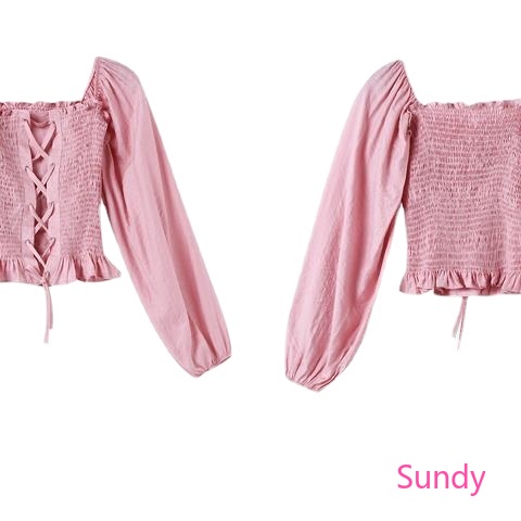 Áo Sơ Mi Chiffon Tay Dài Trễ Vai Thời Trang Mùa Thu Dành Cho Nữ