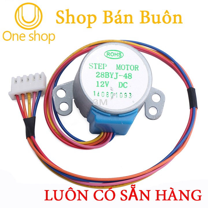 Động Cơ Bước 12VDC 28BYJ-48 Xịn