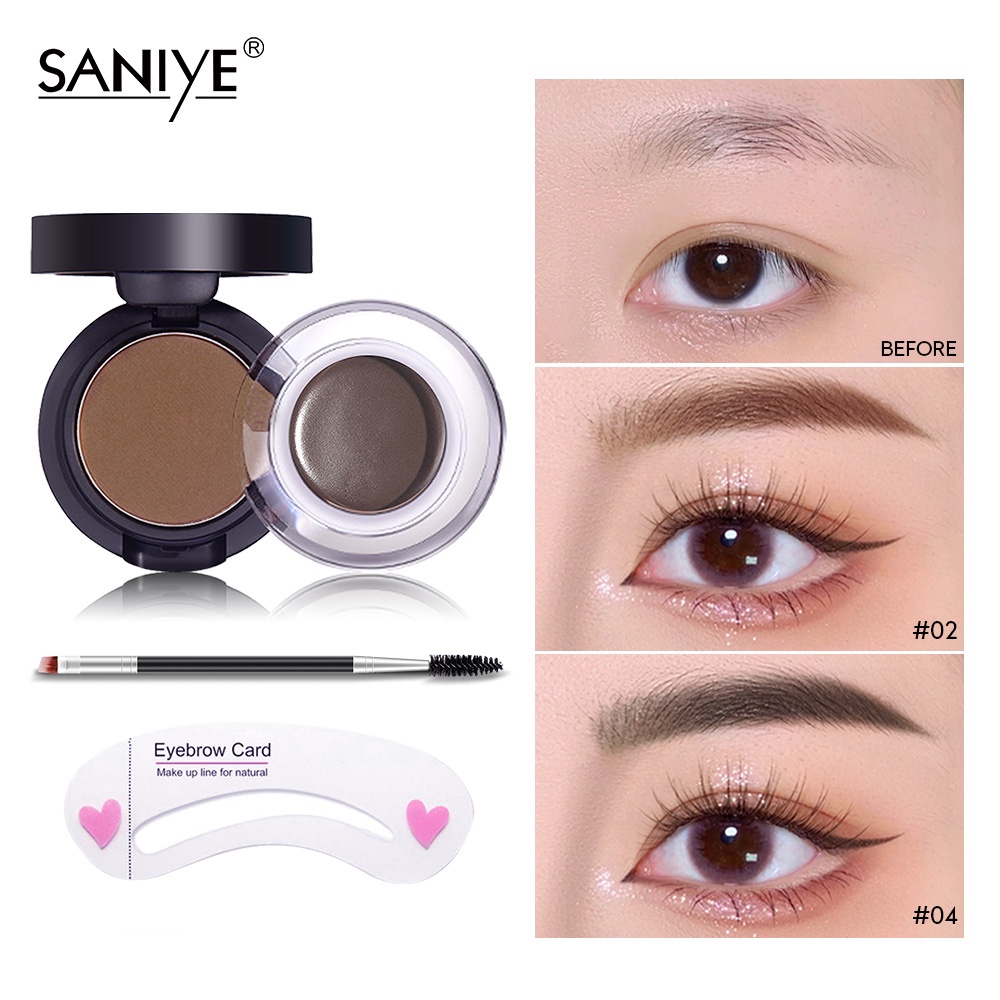 Gel kẻ mắt và lông mày SANIYE M250 chuyên nghiệp lâu trôi cao cấp với 5 màu lựa chọn 7g