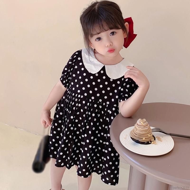 Nữ sinh cá nhân Hàn Quốc váy búp bê Polka Dot.