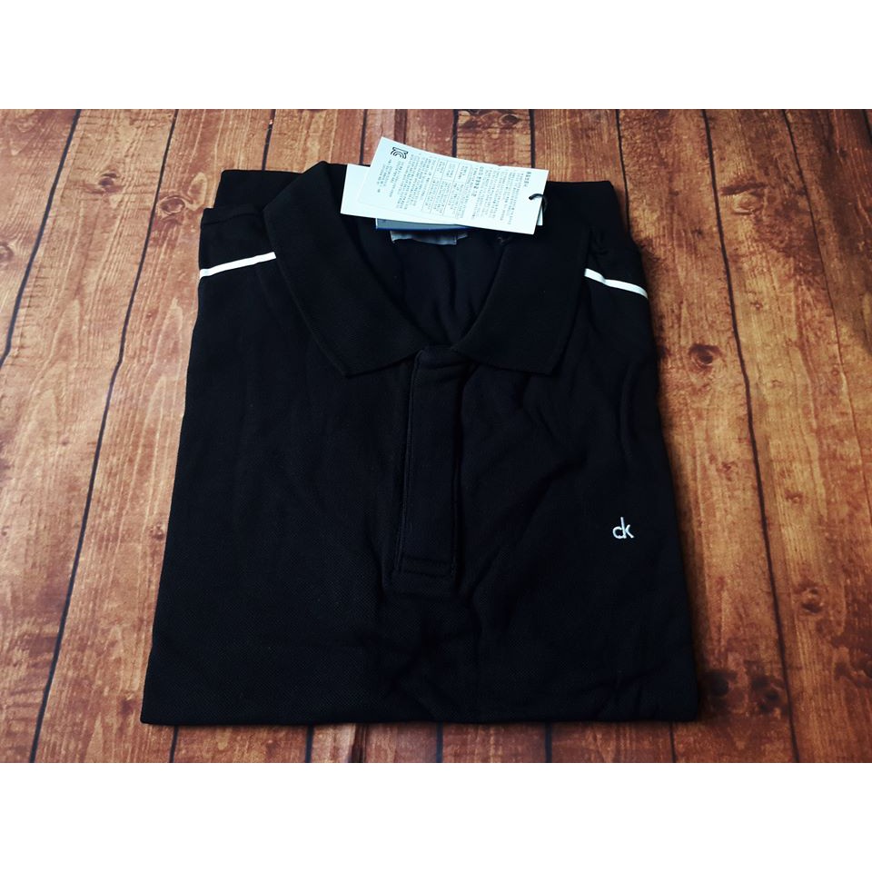 Áo thun polo Ck cotton pique xịn đẹp Full tem tag