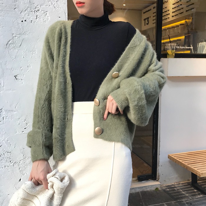 Áo Khoác Cardigan Dệt Kim Tay Dài Thời Trang Cho Nữ | BigBuy360 - bigbuy360.vn
