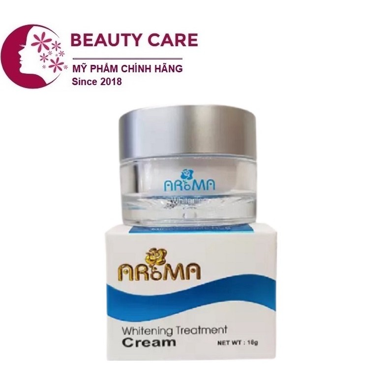 Kem dưỡng trắng da mặt AROMA Whitening Treatment Cream 18g E309
