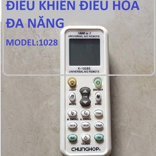 REMOTE MÁY LẠNH ĐA NĂNG CHUNGHOP K-1028E - ĐIỀU KHIỂN ĐIỀU HÒA ĐA NĂNG CHUNGHOP