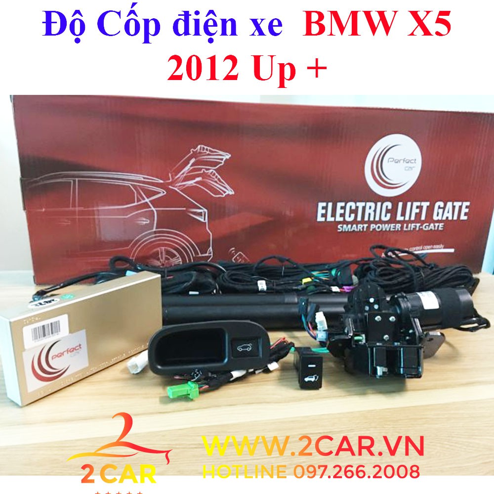 Cốp điện xe BMW X5 2012 Up + thương hiệu PerfectCar cao cấp