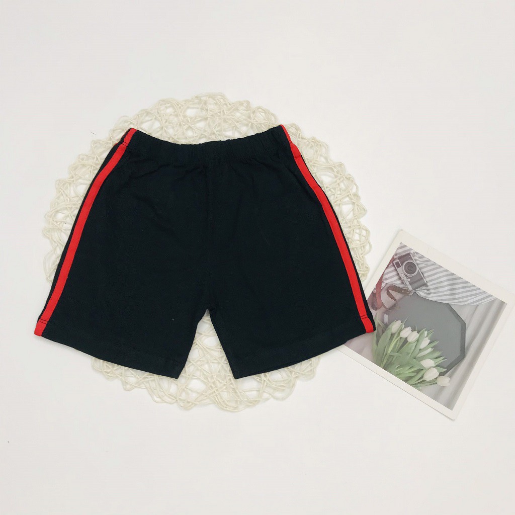 Quần đùi bé trai SUNKIDS, quần đùi cho bé chất cotton mềm mát, size 1-8 tuổi nhiều màu