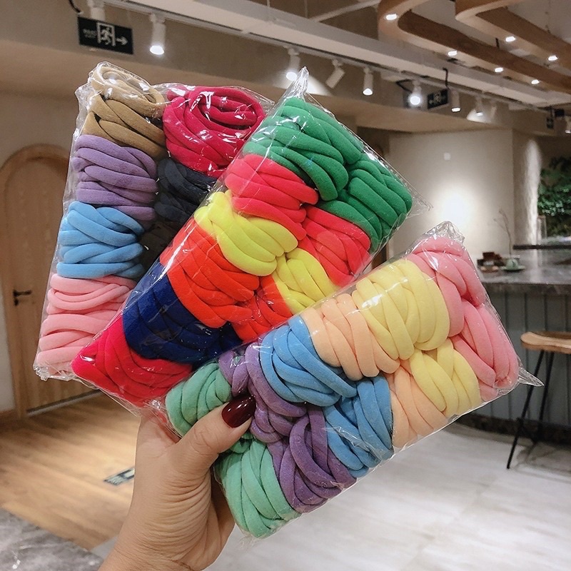 Thun cột tóc bịch 50 cái siêu bền siêu chắc chắn