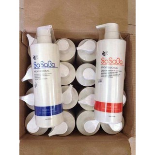 Cặp dầu gội + dầu xả sasaba 800ml