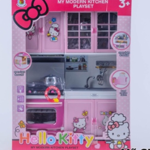 Đồ chơi nhà bếp hello kitty - Micky với các hiệu ứng âm thanh ánh sáng