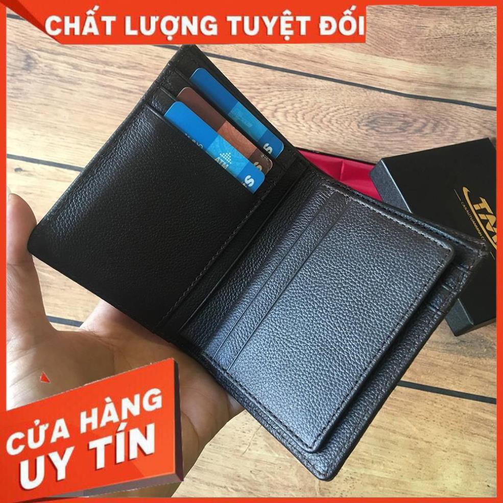 [ Da Cao Cấp 100% ] Ví Nam Da Cá Sấu Ví Đứng VS02