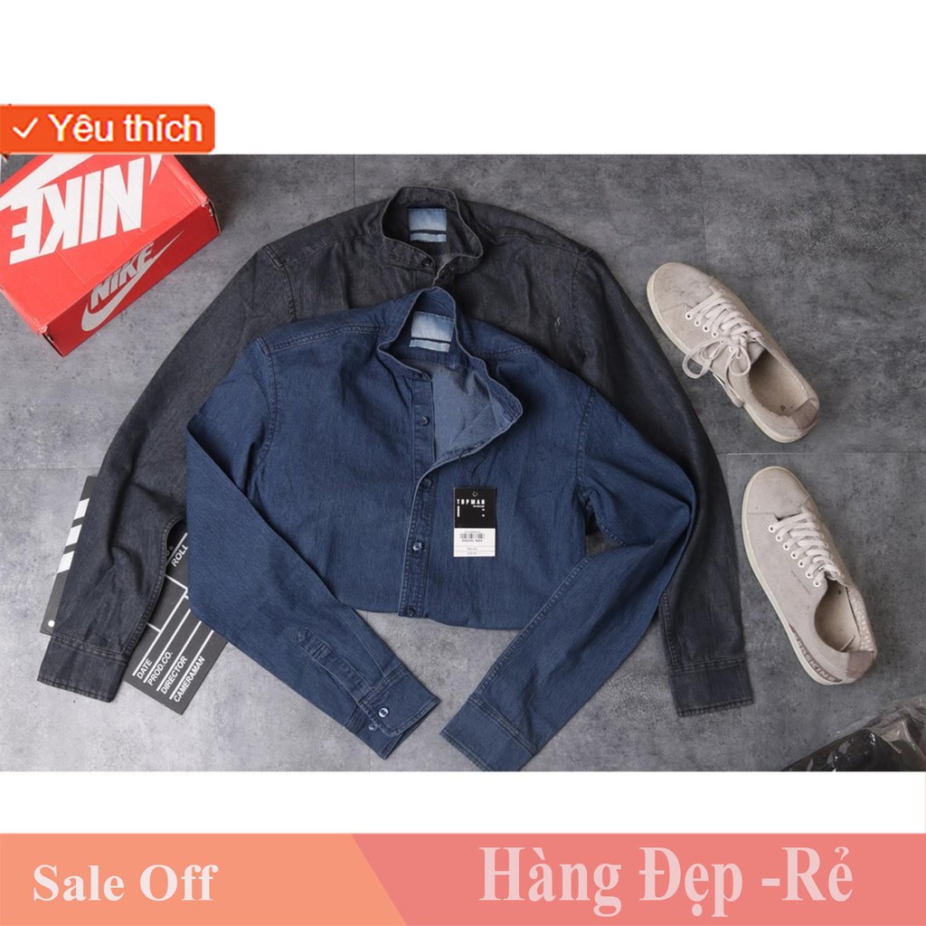 Denim TOPMan cổ trụ hàng Việt nam xuất khẩu sale giá gốc