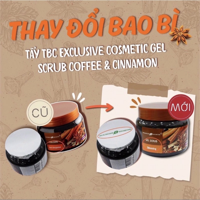 [MỚI] TẨY DA CHẾT BODY QUẾ HỒI NGA EXCLUSIVECOSMETIC