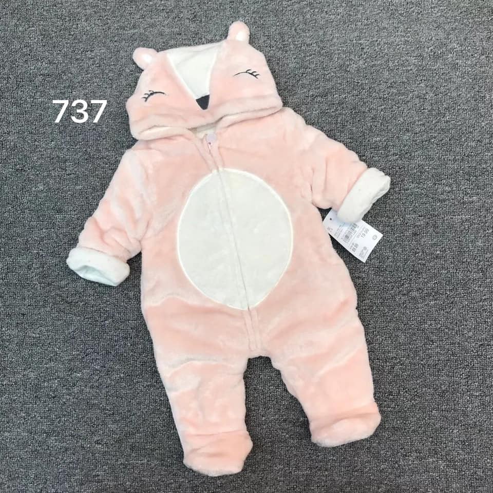 Body cáo màu hồng cam cho bé trai/gái