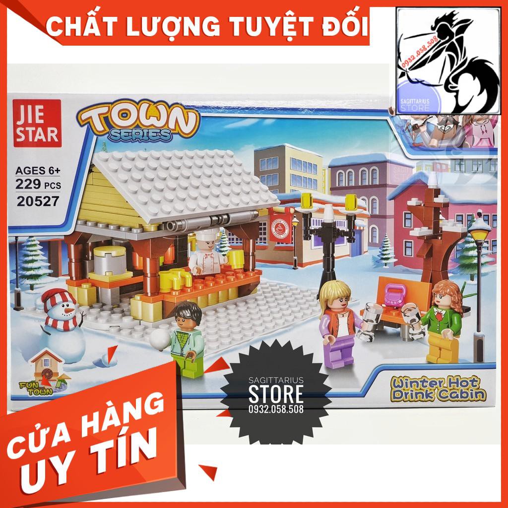 Lego Jie Star 20527 Lắp Ráp Cửa Hàng Bán Thức Uống Nóng Mùa Đông ( 229 Mảnh ) [Luôn Có Sẵn]