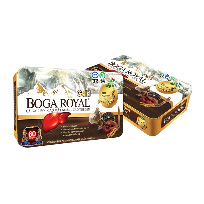 BOGA ROYAL GOLD Giúp bảo vệ gan mát gan