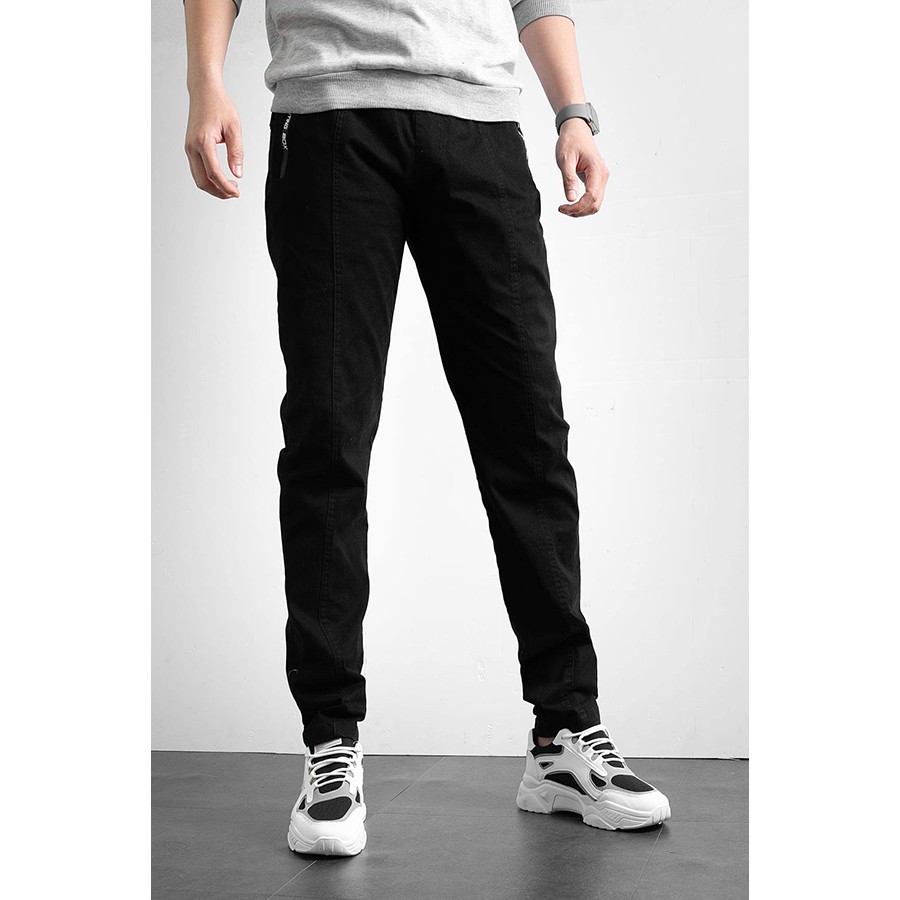 Quần kaki kéo khóa dáng slimfit trẻ trung