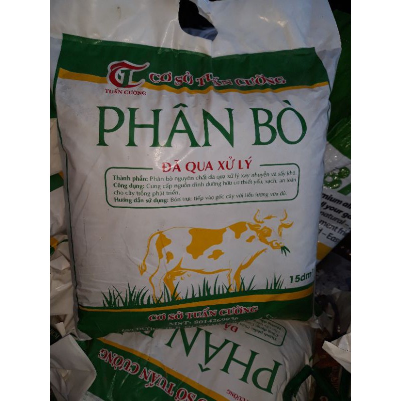 Phân Bò Tuấn Cường Đã Qua Xử Lý