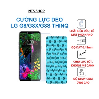 Cường lực dẻo bảo vệ mặt trước, sau, camera lg g8/g8x/g8s thinq