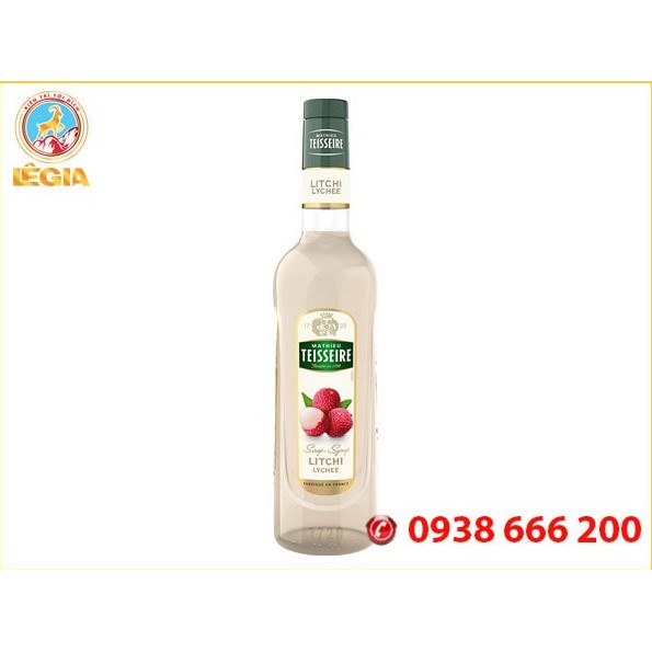 SIRO TEISSEIRE VẢI 700ML (LYCHEE SYRUP)